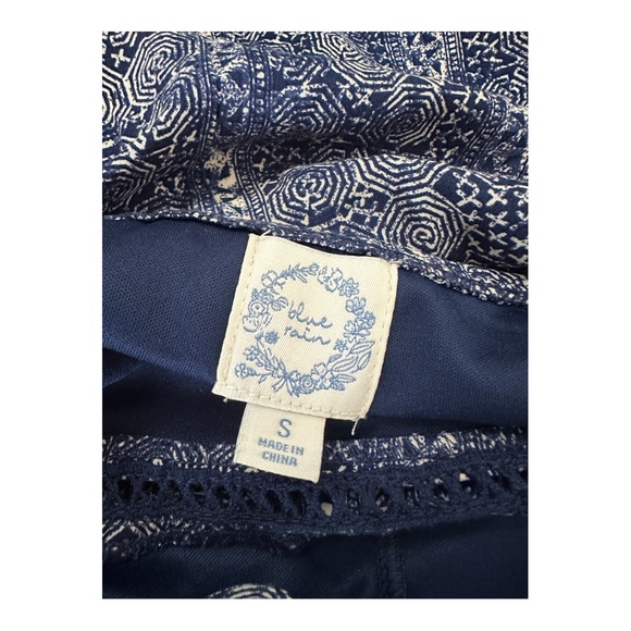 Blue Rain Miah Tribal Mini Dress Size Small - Picture 11 of 12